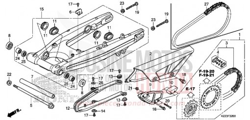 BRAS OSCILLANT CRF250LD de 2013